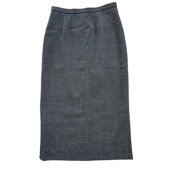 Max Mara Dresses & Skirts - MaxMara Gray MIDI Wool Straight Skirt Sz 6
